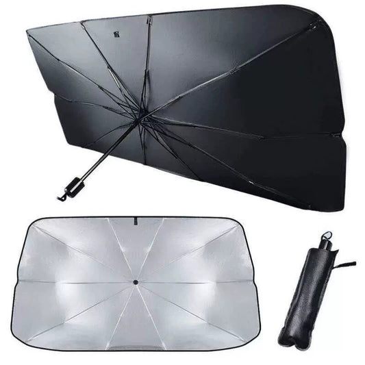 Thickened Foldable Umbrella Type Heat Insulation and Light Blocking Car Sunshade inside the Car Front Windscreen Sun Protection Sun Umbrella