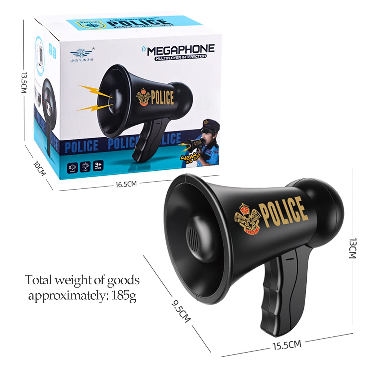 Speaker Children Toys, Megaphone Bullhorn Toy Cool Voice Changer Loud Speaker Speak or Siren Voice Gifts for Boys and Girls