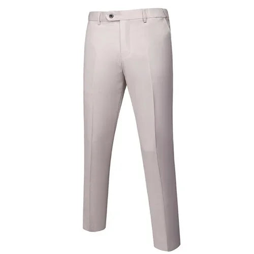 Formal Pants Men 2024 New Elegant Man Office Work Pants Casual Elastic Men's Trousers Men 17 Colors Pantalones Hombre