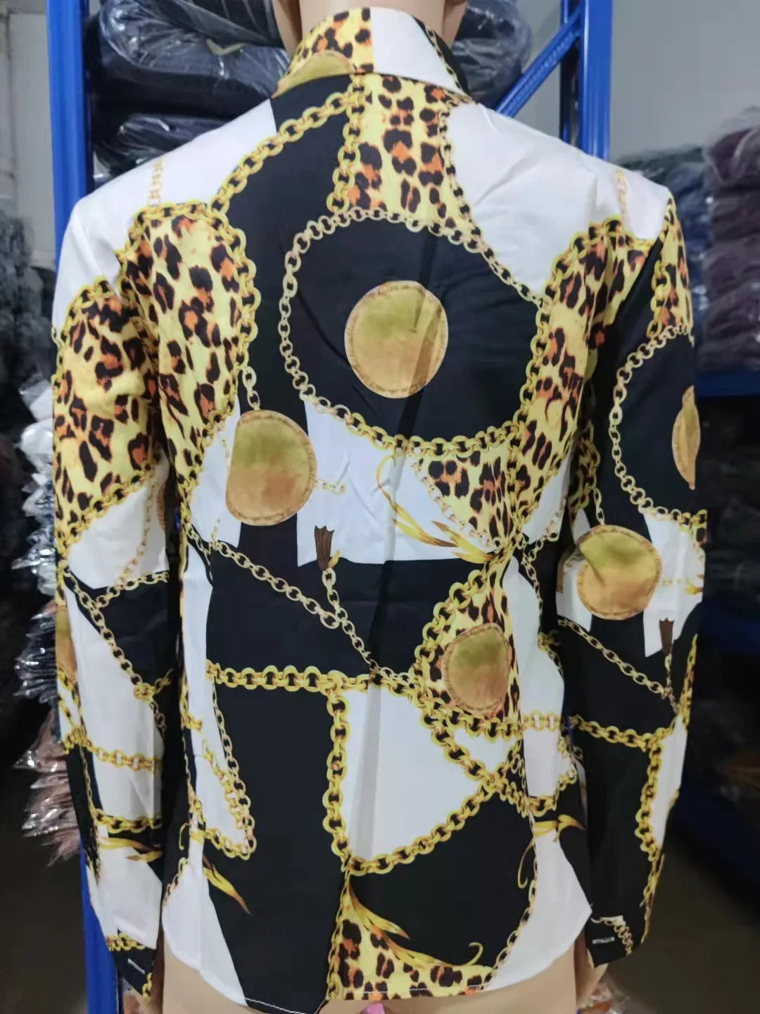 2026 Summer New Women's Long-sleeved Shirt, Single-breasted Printed Shirts Fashion Casual Tops Camisa Female Chemise S-XXL