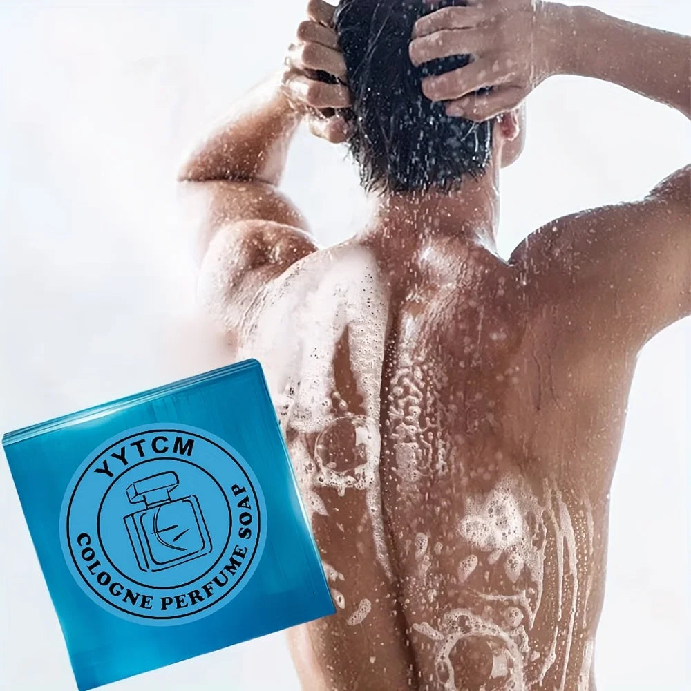 Men's Cologne Soap, Cologne Perfume Soap, Sandalwood Soap, Bath Soap Face Wash Bath Body Soap Essential Oil Handmade Soap 70g