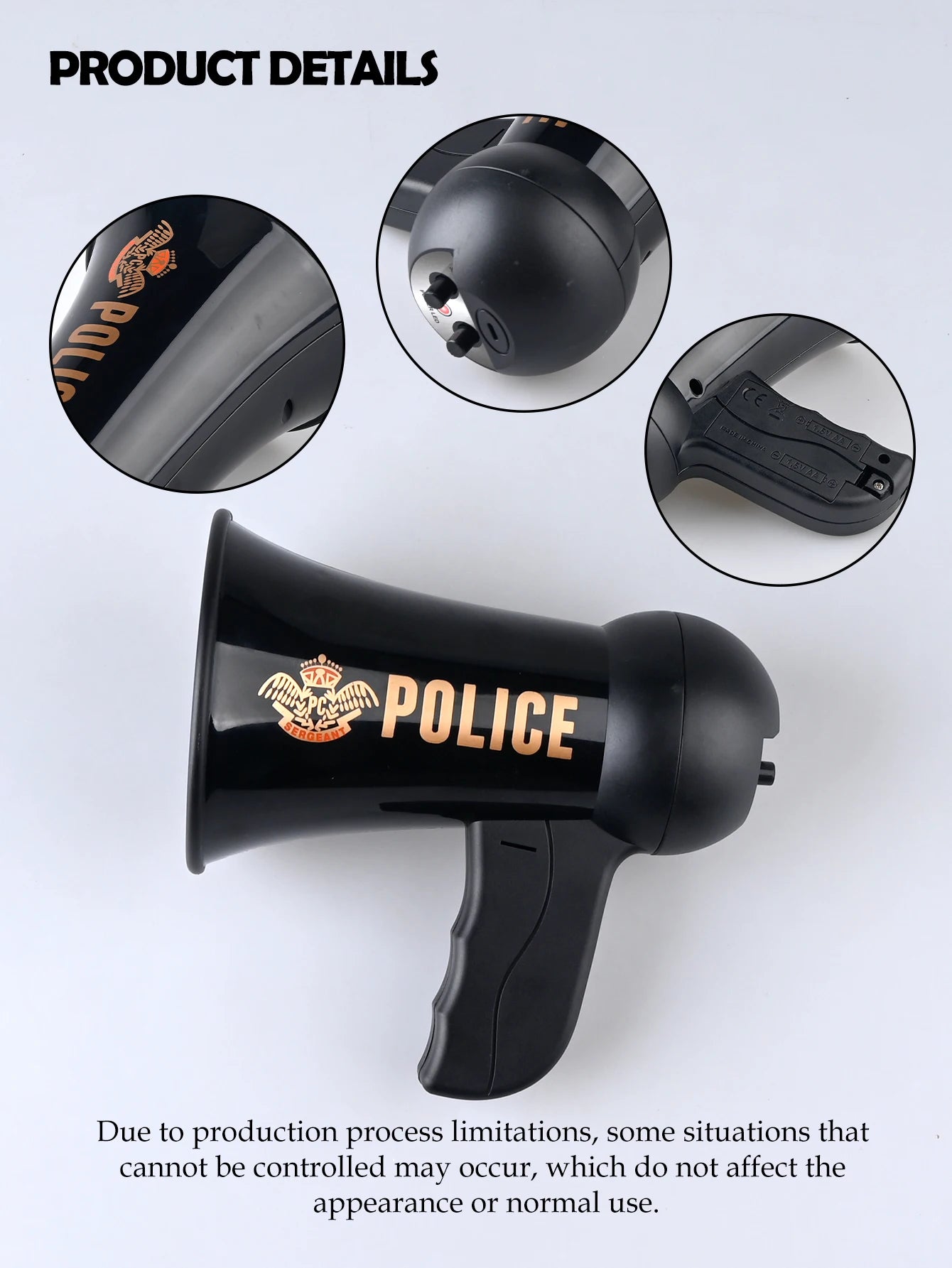 Speaker Children Toys, Megaphone Bullhorn Toy Cool Voice Changer Loud Speaker Speak or Siren Voice Gifts for Boys and Girls