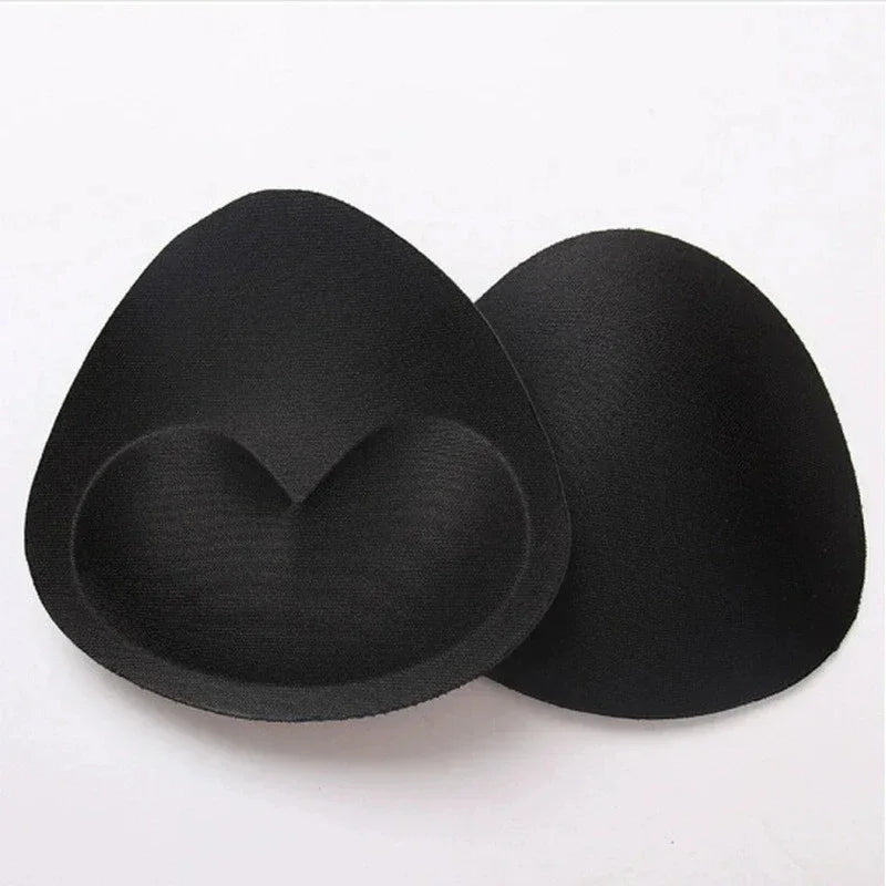 1-2pairs Silicone Bra Inserts Breast Pads Sticky Push-up Women Bra Cup Thicker Nipple Cover Patch Bikini Inserts for Swimsuit