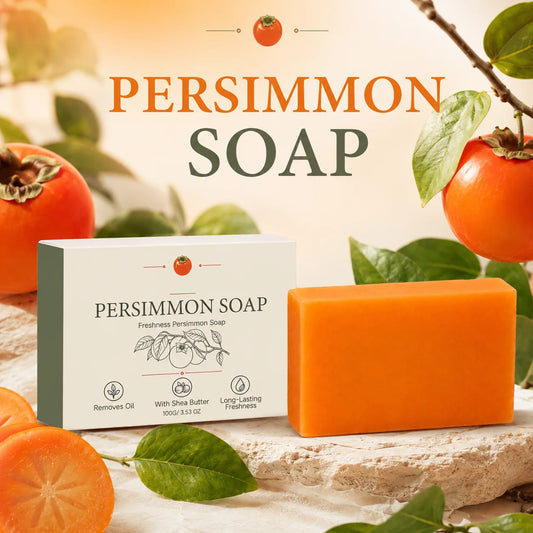 Persimmon Soap Reduce Body Sweat Smell Improve Skin Dryness Natural Deodorant Soap Japanese Persimmon Soaps For All Skin Types