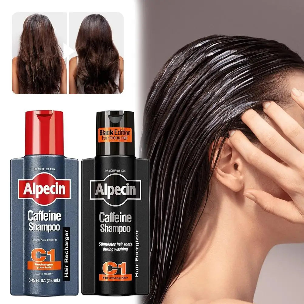 Germany Alpecin C1 Caffeine Anti Baldness Shampoo Men Scalp Oil Control Anti Dandruff Gentle Non-Irritating Fluffy Hair Shampoo