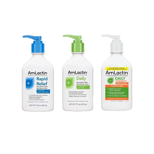 Amlactin Moisturizing Body Lotion With Fruit Acid Gently Exfoliates Dead Skin Cells Reduce Roughness For Seasonally Sensitive Sk