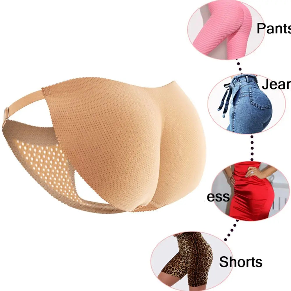 Underwear G-string Butt Hip Enhancer Women Sponge Padded Three-dimensional Buttocks 3D Push Up Panties Butt Lifter