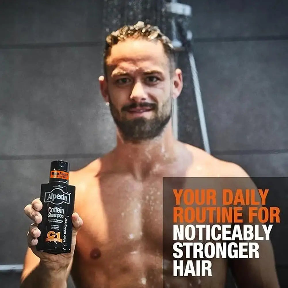Germany Alpecin C1 Caffeine Anti Baldness Shampoo Men Scalp Oil Control Anti Dandruff Gentle Non-Irritating Fluffy Hair Shampoo