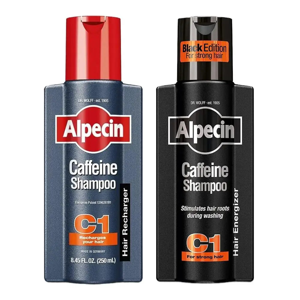 Germany Alpecin C1 Caffeine Anti Baldness Shampoo Men Scalp Oil Control Anti Dandruff Gentle Non-Irritating Fluffy Hair Shampoo