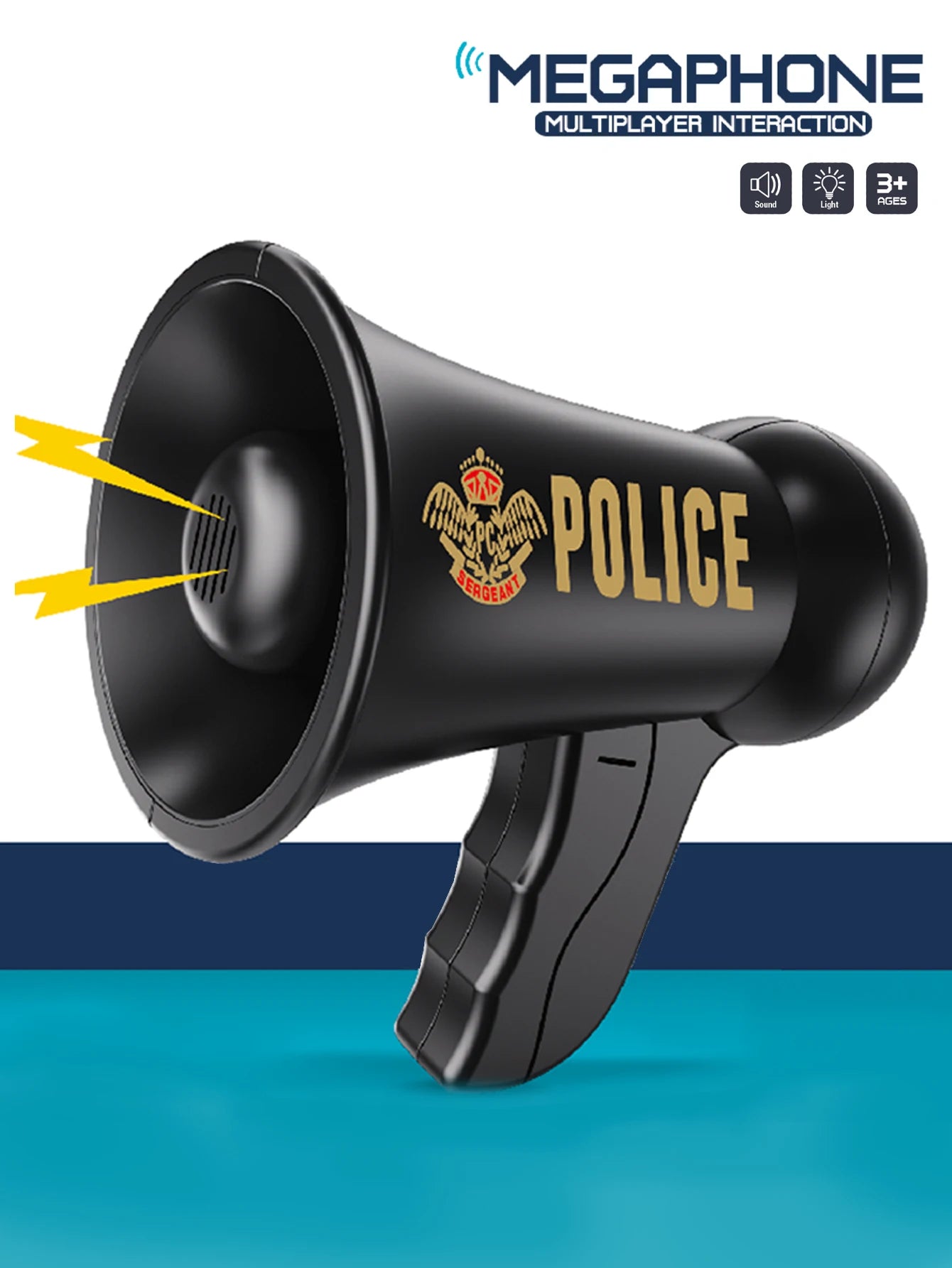 Speaker Children Toys, Megaphone Bullhorn Toy Cool Voice Changer Loud Speaker Speak or Siren Voice Gifts for Boys and Girls