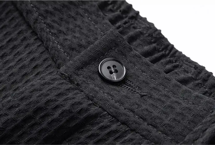 Men's Dark Green Suit Pants, Lightweight Slim Trousers, Young Pantalones Hombre Black White Khaki Brown Pant Asian Sizes