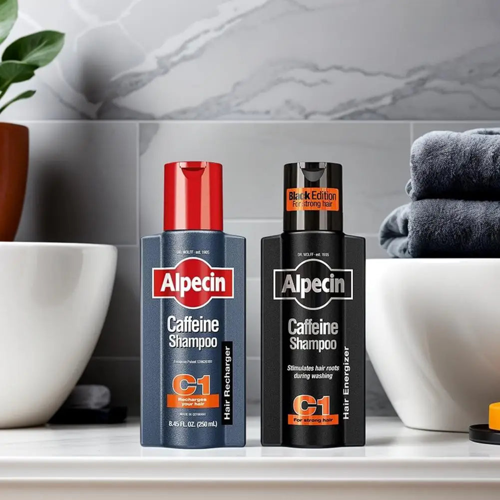 Germany Alpecin C1 Caffeine Anti Baldness Shampoo Men Scalp Oil Control Anti Dandruff Gentle Non-Irritating Fluffy Hair Shampoo