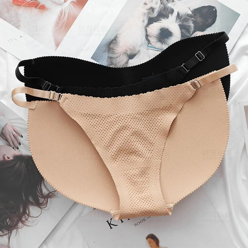 Underwear G-string Butt Hip Enhancer Women Sponge Padded Three-dimensional Buttocks 3D Push Up Panties Butt Lifter