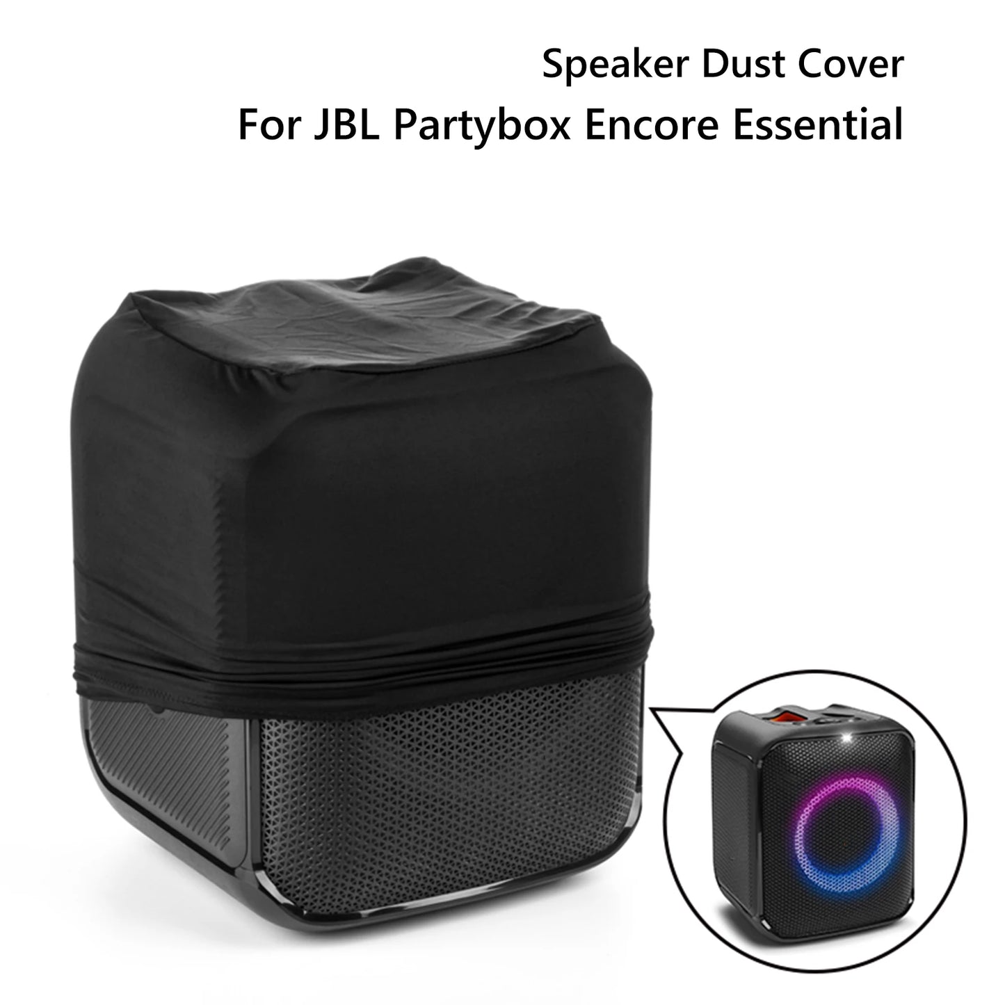 Speaker Case  Dust Case Stretchable Speaker Slip Sleeve High Elasticity with Elastic Band for  Partybox Encore Essential