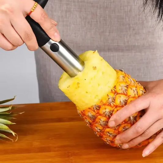 Stainless Steel Kitchen Acceesories Pineapple Corer Camping Slicer Spiral Cutter Kitchens Accessories Tools Peeler Stem Remover