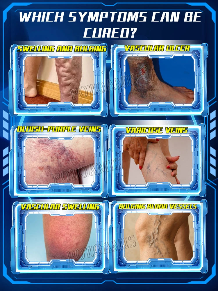 Promotes circulation and relieves leg discomfort with gentle light therapy