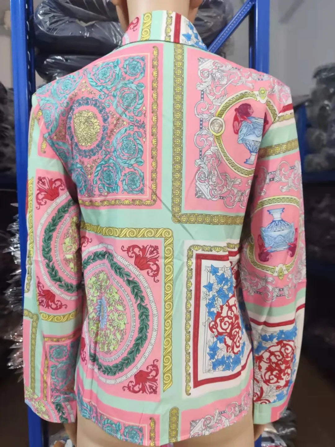 2026 Summer New Women's Long-sleeved Shirt, Single-breasted Printed Shirts Fashion Casual Tops Camisa Female Chemise S-XXL