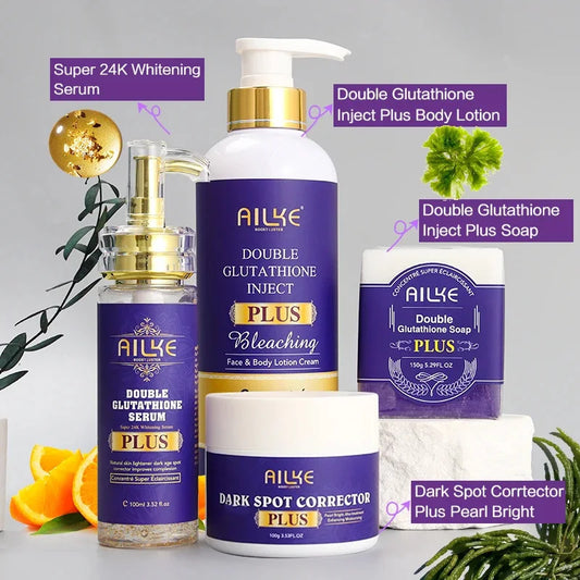 AILKE Premium Skin Lightening Cream - Dark Spot Corrector for Uneven Skin Tone - Face, Body, Underarm, Knees, Elbows, Knuckle