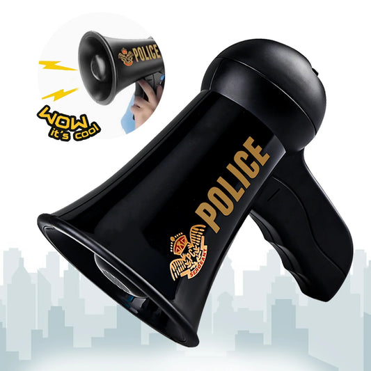 Speaker Children Toys, Megaphone Bullhorn Toy Cool Voice Changer Loud Speaker Speak or Siren Voice Gifts for Boys and Girls