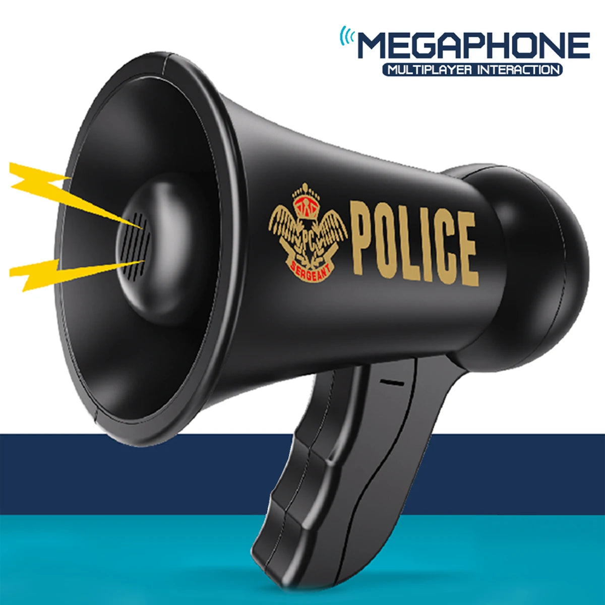 Speaker Children Toys, Megaphone Bullhorn Toy Cool Voice Changer Loud Speaker Speak or Siren Voice Gifts for Boys and Girls