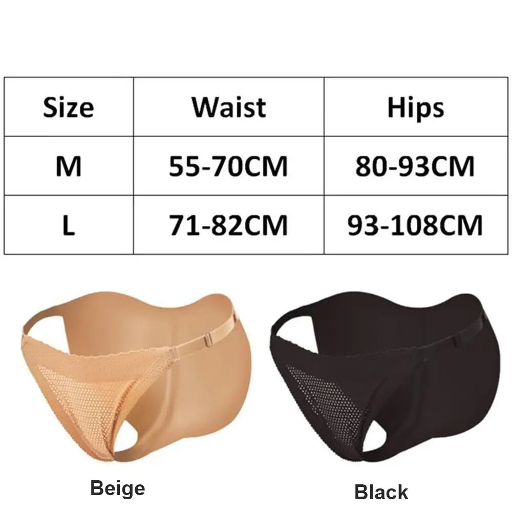 Underwear G-string Butt Hip Enhancer Women Sponge Padded Three-dimensional Buttocks 3D Push Up Panties Butt Lifter