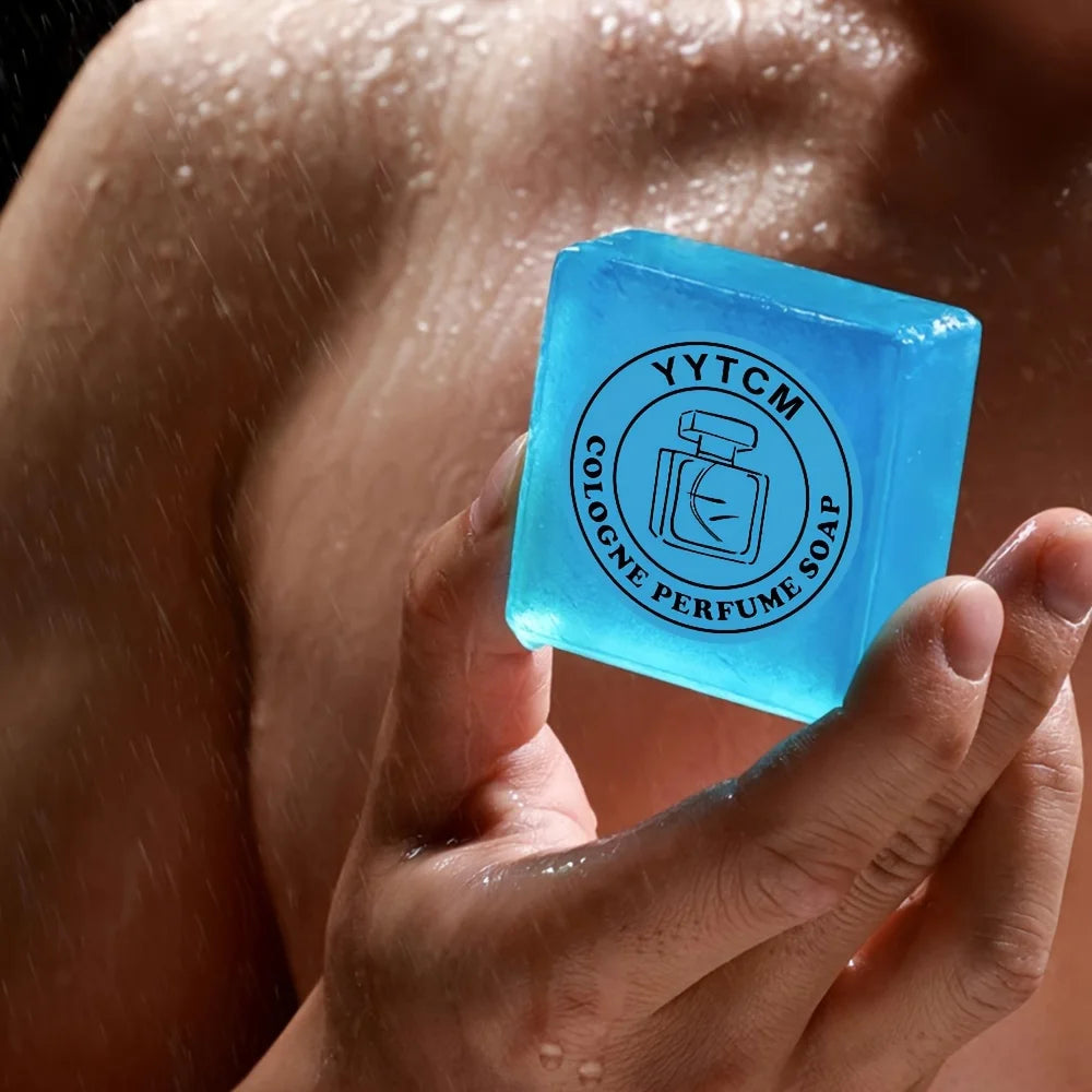 Men's Cologne Soap, Cologne Perfume Soap, Sandalwood Soap, Bath Soap Face Wash Bath Body Soap Essential Oil Handmade Soap 70g